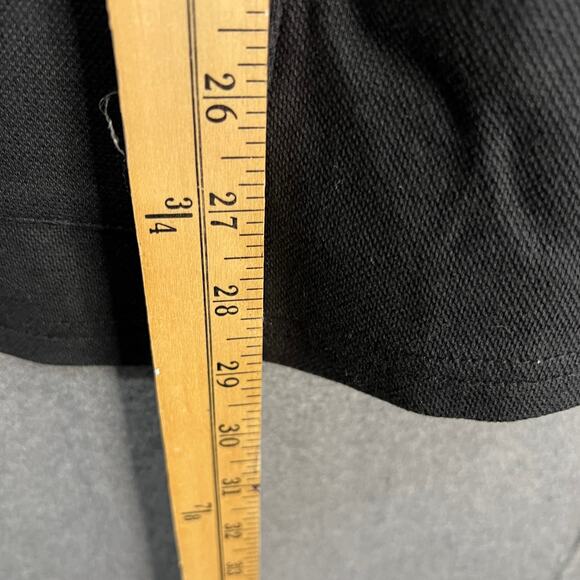 Belle by Kim Gravel Perfect Pique White Haute Zip Anorak Black Size X-Large - Picture 4 of 11